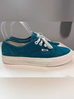 Vans Teal Suede Low-Top Sneakers unisex M 5.5 W7